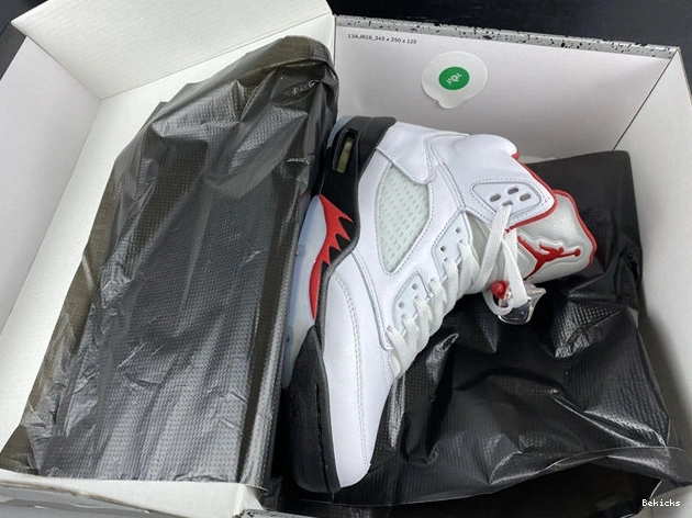 Cheap BK Silver Tongue Jordan5 Fire DA1911- SoftTouch 4023 Red 1013